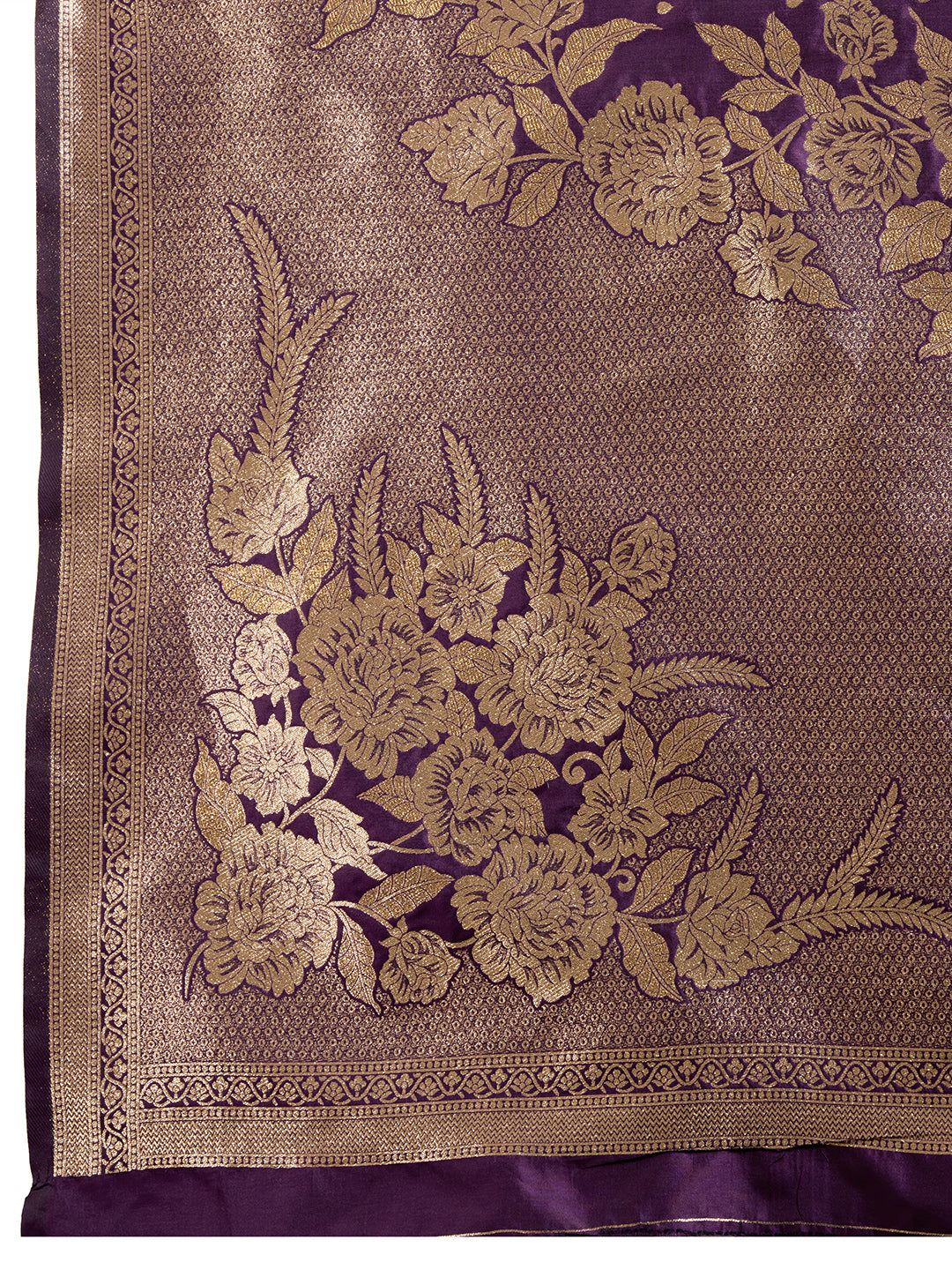 Purple Kanjivaram Silk Woven Trendy Saree