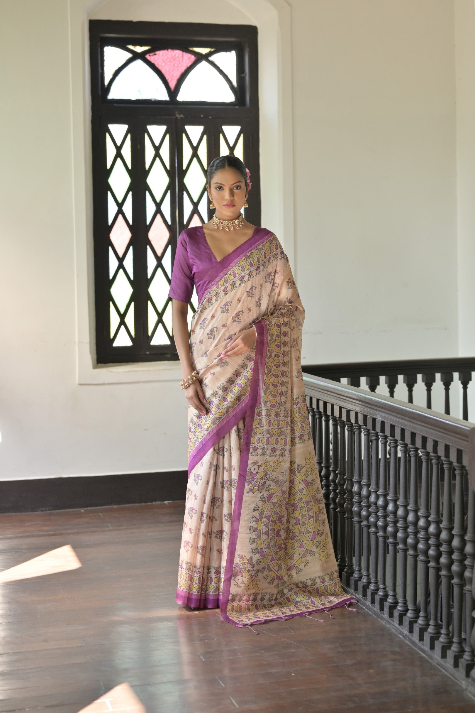 Madhubani Prints Women Saree